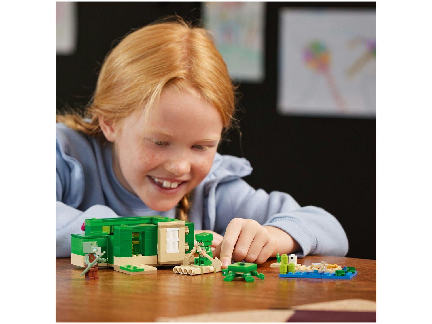 LEGO Minecraft A Casa Tartaruga de Praia