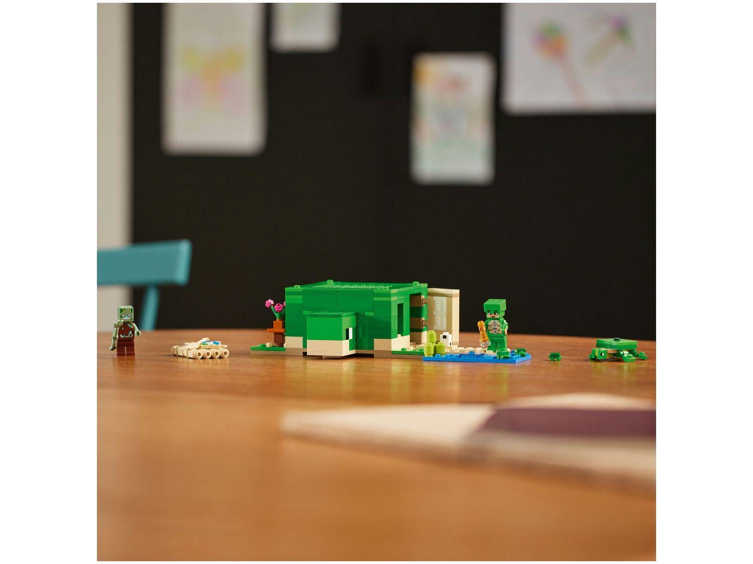LEGO Minecraft A Casa Tartaruga de Praia