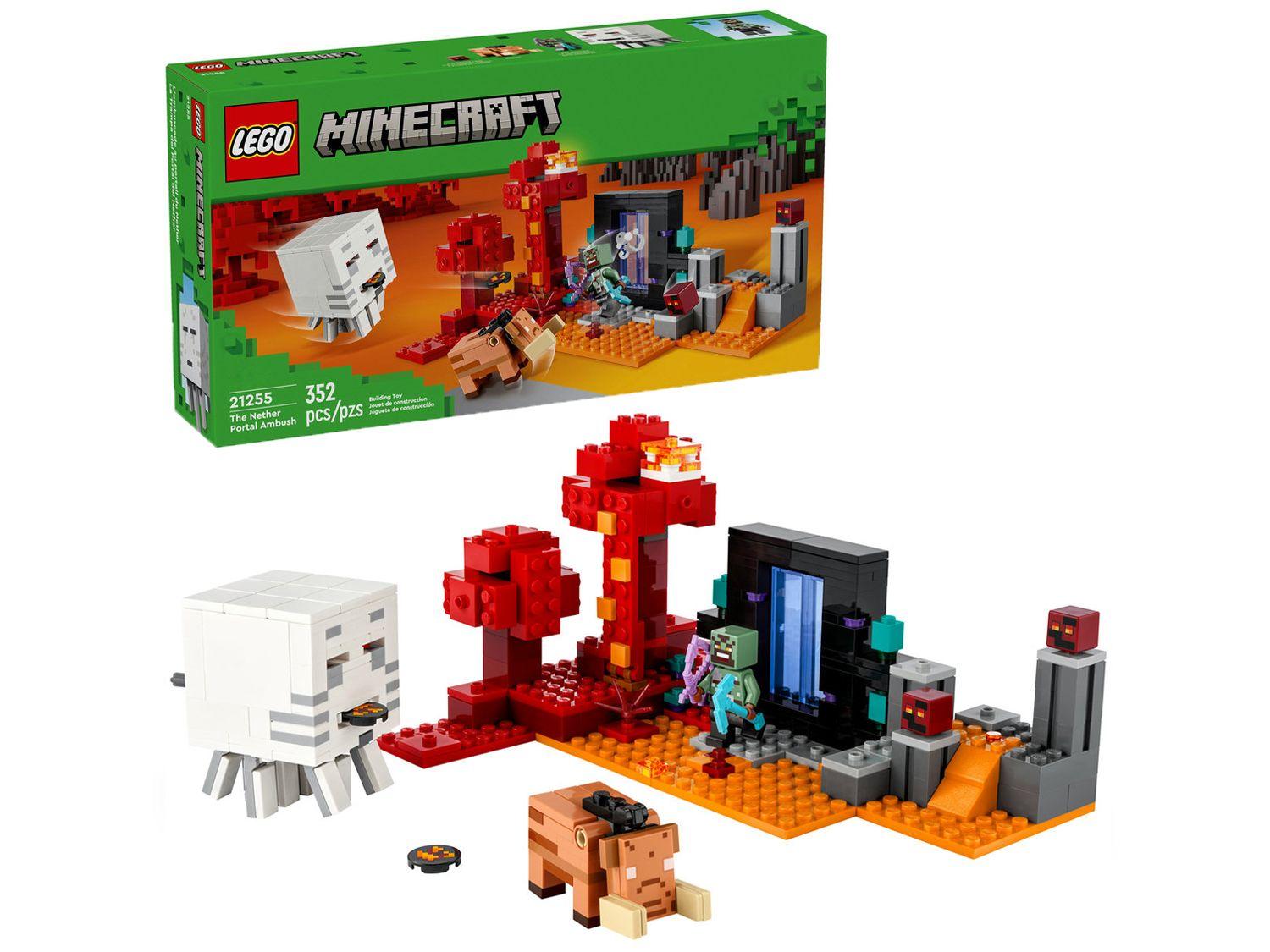 LEGO Minecraft A Emboscada no Portal do Nether