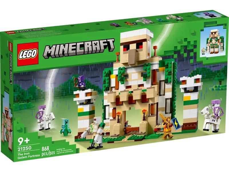 Lego Minecraft A Fortaleza do Golem de Ferro 21250 Brinquedos de Montar e Desmontar Magazine Luiza