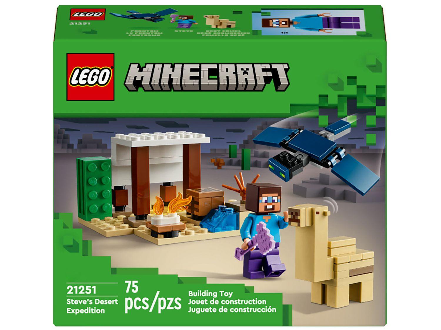 LEGO Minecraft Expedição do Steve ao Deserto