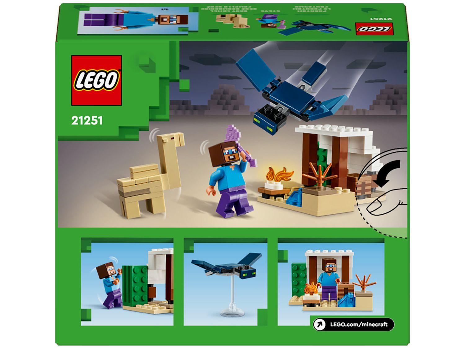 LEGO Minecraft Expedição do Steve ao Deserto