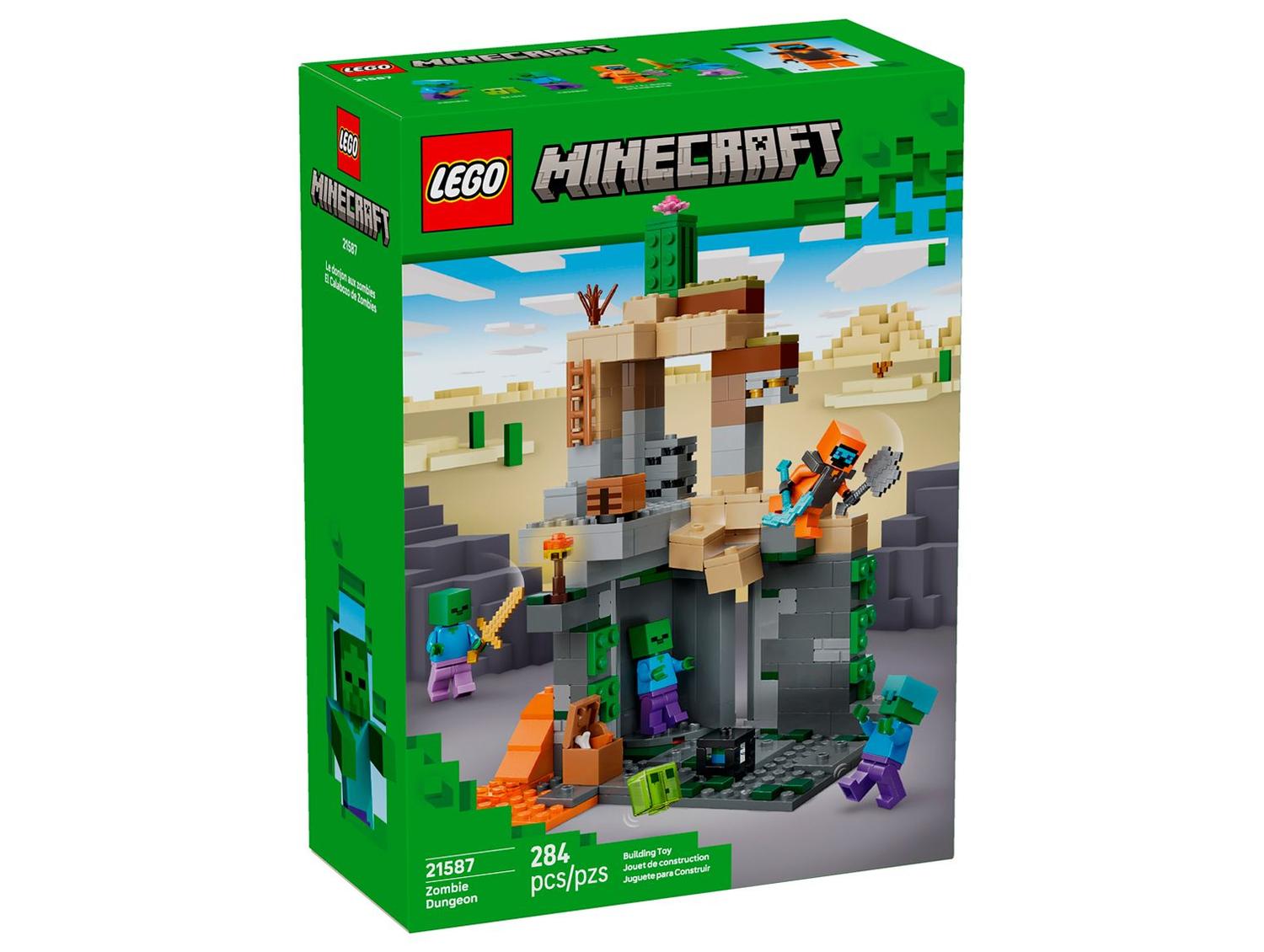_.mine96さん7-11-5 LEGO Minecraft Masmorra dos Zumbis 21587 | Shopping | LATAM Pass