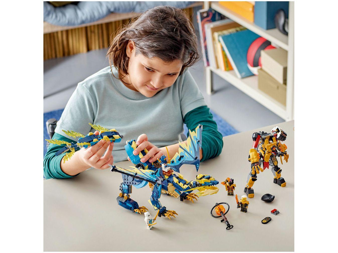 LEGO Ninjago Dragão Elementar vs O Robô da 