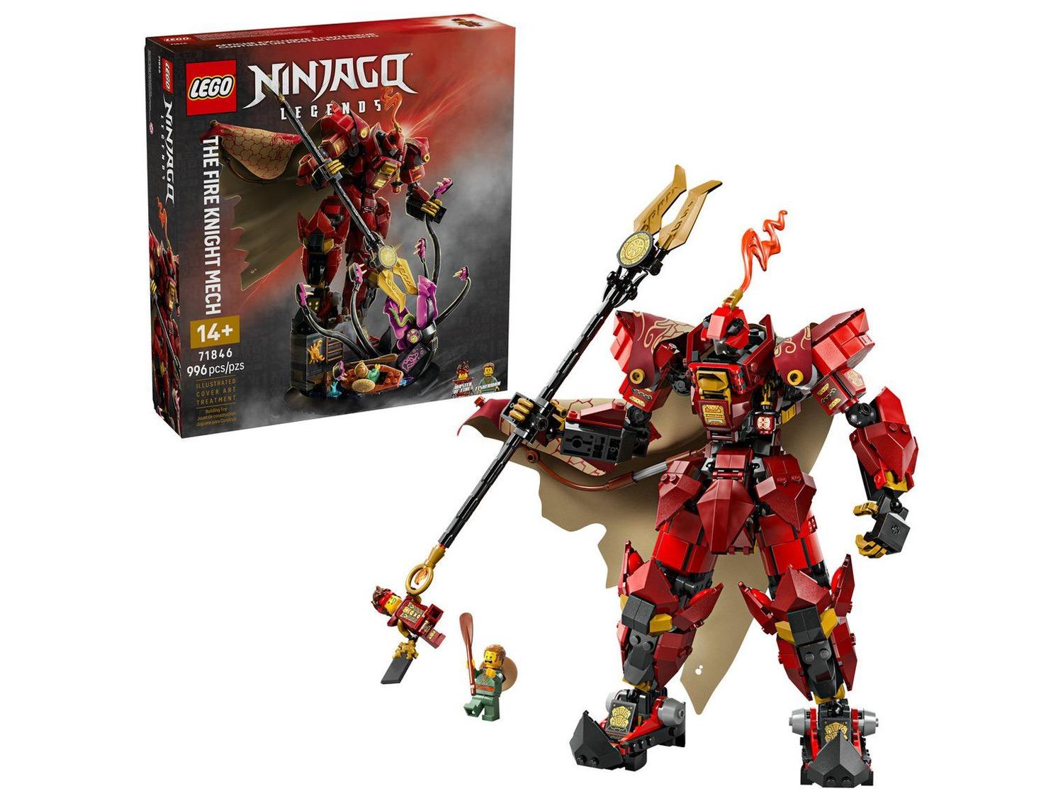 LEGO O Meca Cavaleiro de Fogo 71846 996 Peças