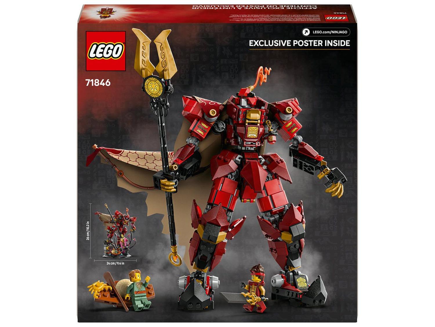 LEGO O Meca Cavaleiro de Fogo 71846 996 Peças | Shopping | LATAM Pass