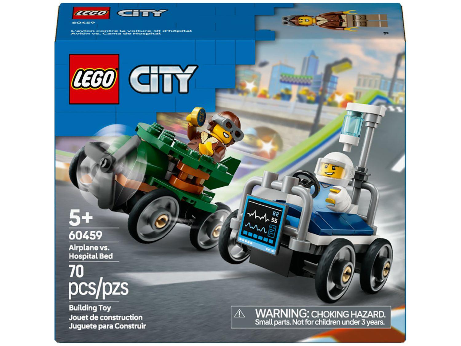 LEGO Pack de Carros de Corrida Avião vs. Leito 