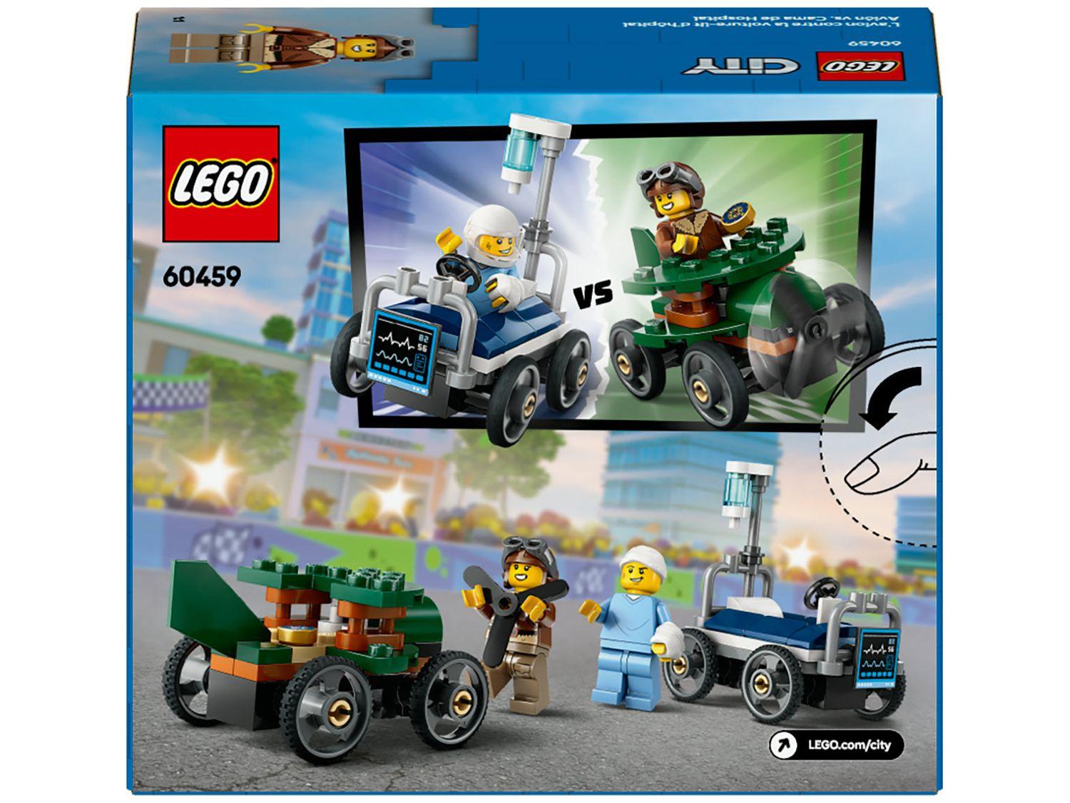 LEGO Pack de Carros de Corrida Avião vs. Leito 