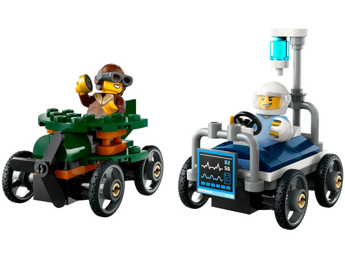 LEGO Pack de Carros de Corrida Avião vs. Leito 