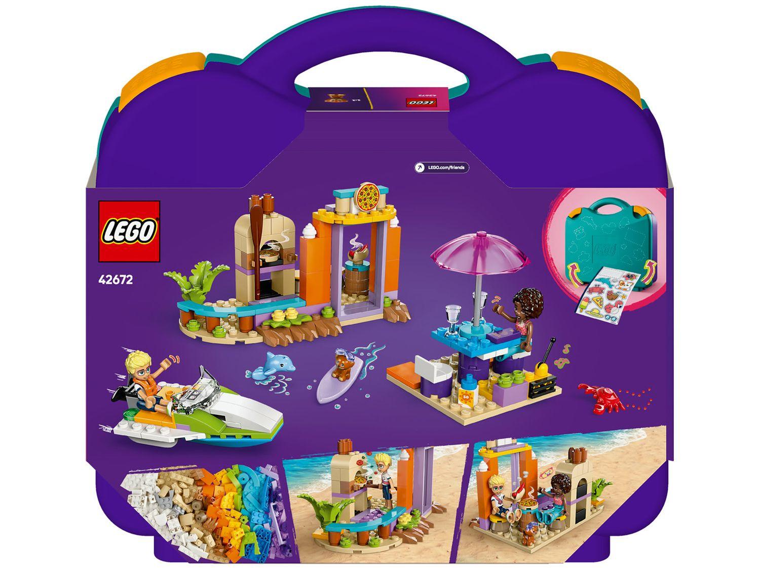 LEGO Praia Criativa e Mala de Viagem 42672 