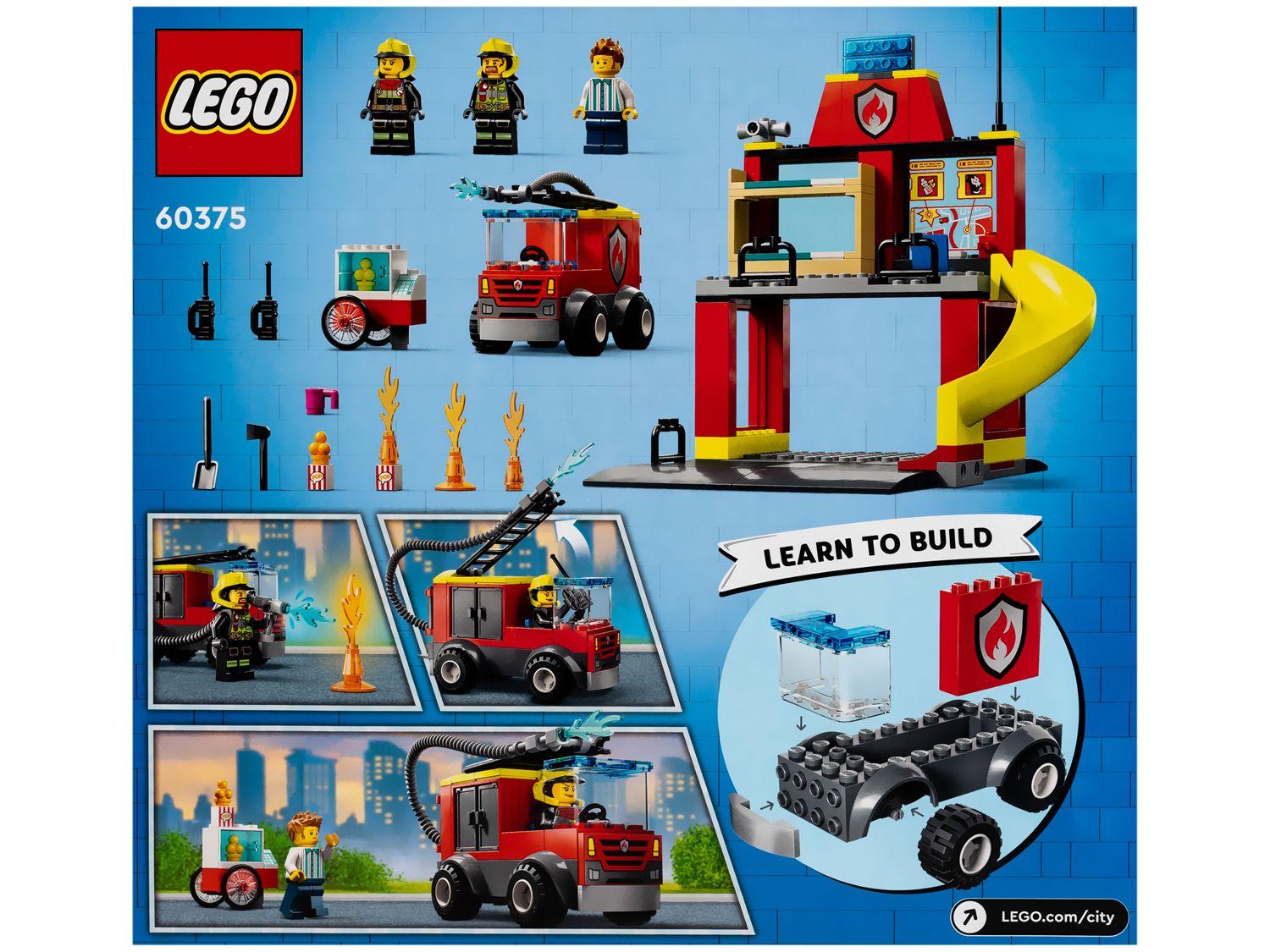 LEGO Quartel e Caminhão dos Bombeiros 153 Peças