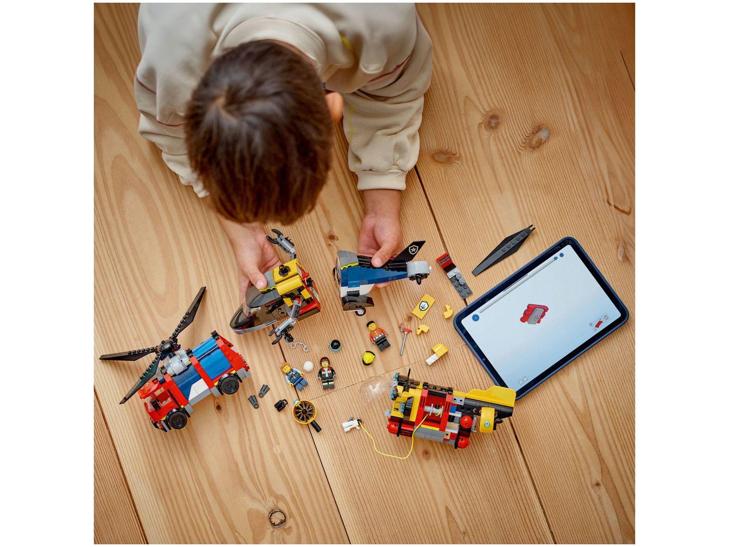 LEGO Remix de Helicóptero, Caminhão dos Bombeiros 