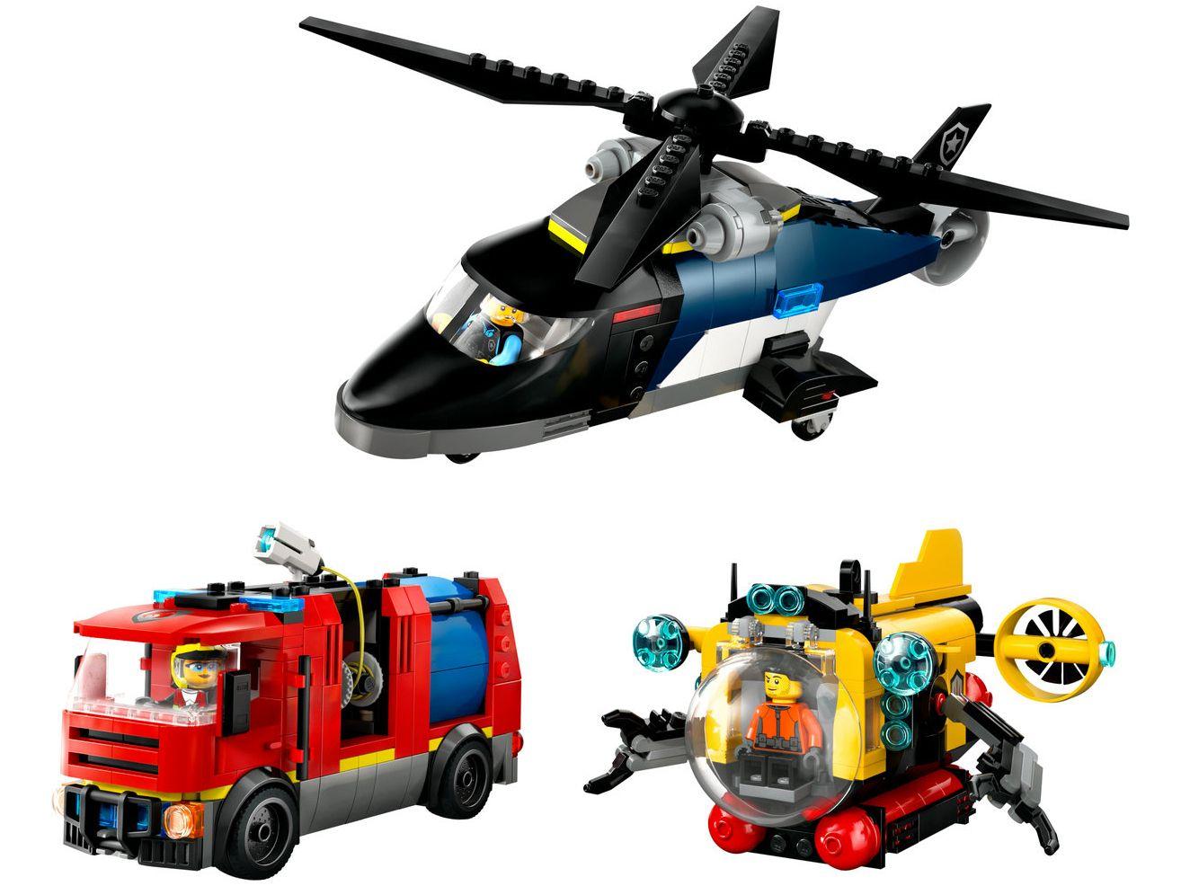 LEGO Remix de Helicóptero, Caminhão dos Bombeiros 