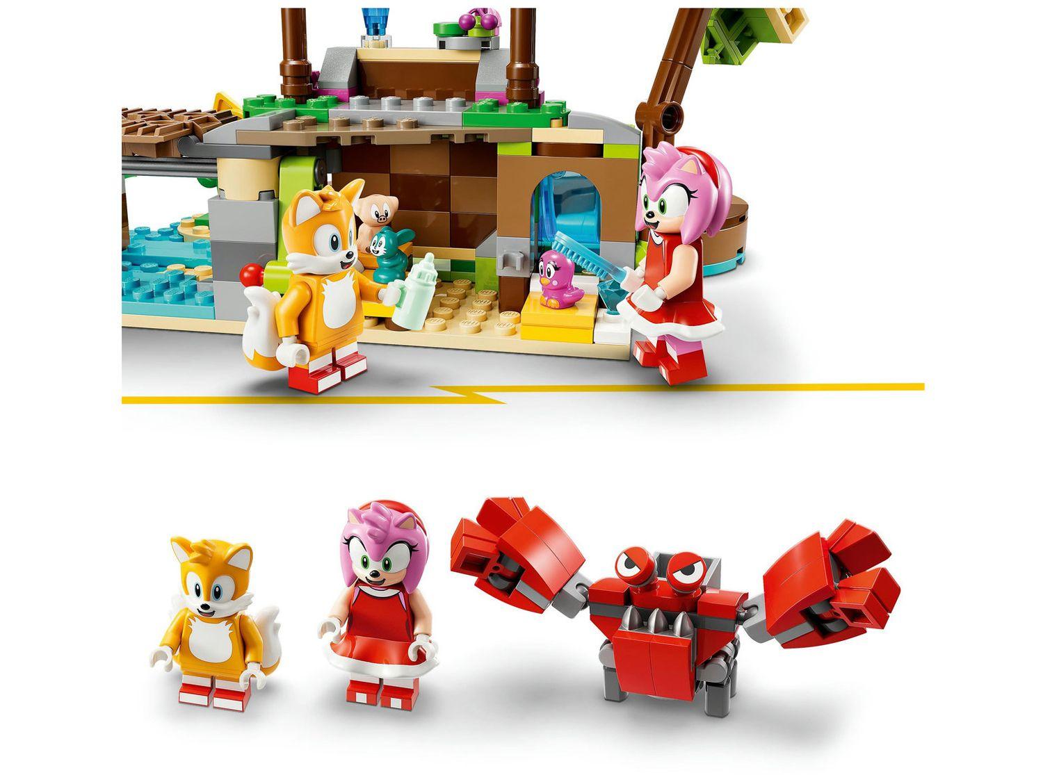 Sonic The Hedgehog Ilha De Resgate Animal Da Amy 76992 Lego