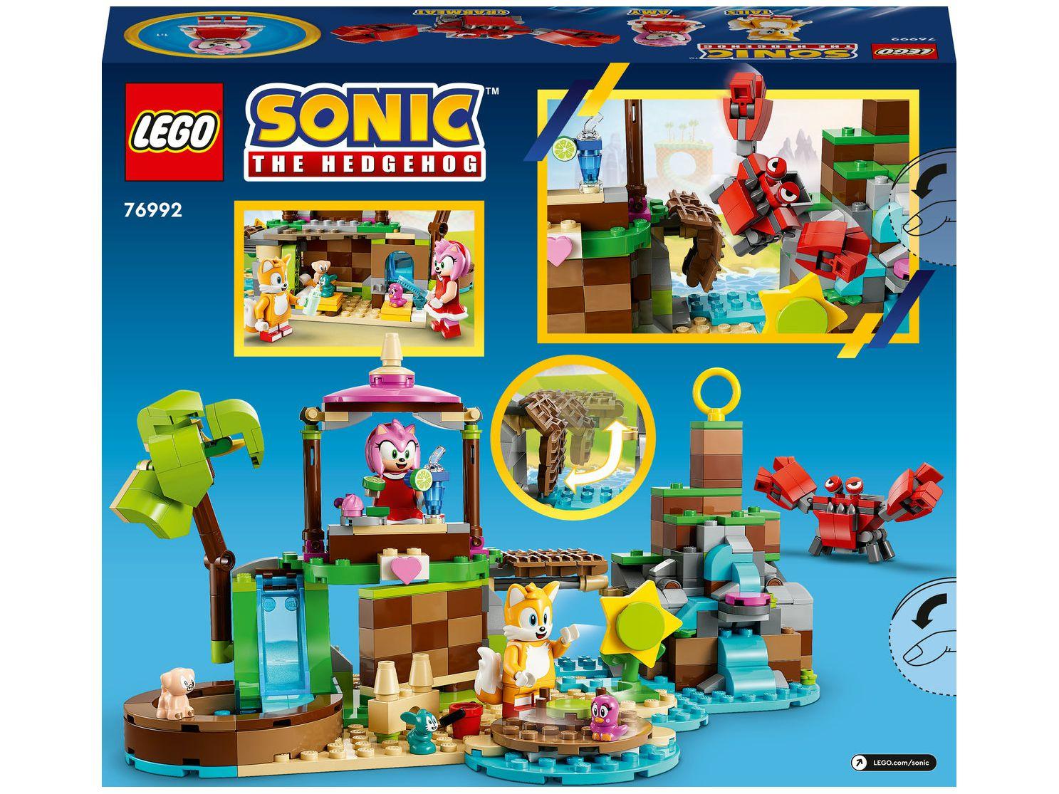 Lego Sonic 76992 - Ilha De Resgate Animal Da Amy