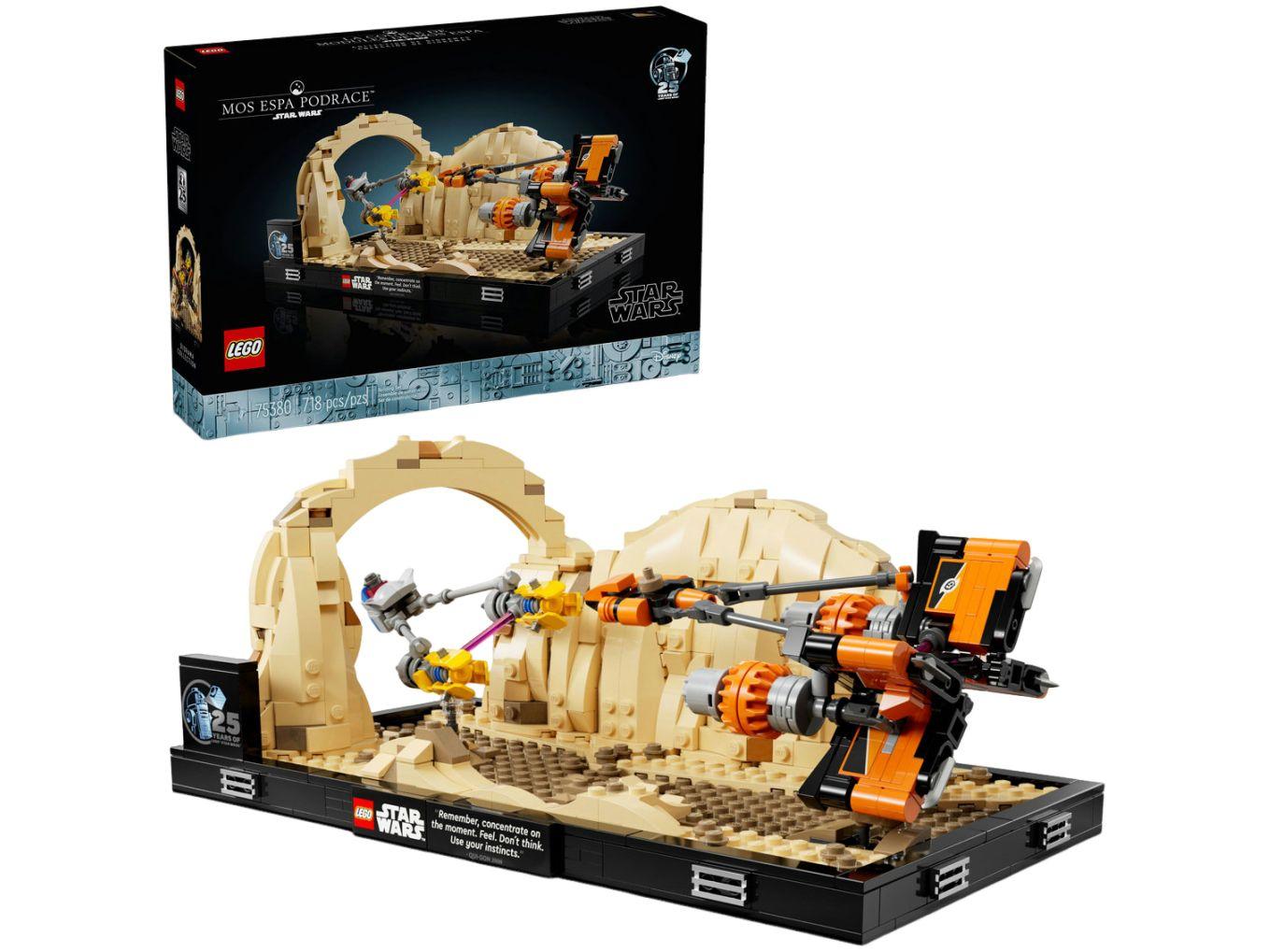 LEGO Star Wars Diorama da Corrida de Pods de Mos