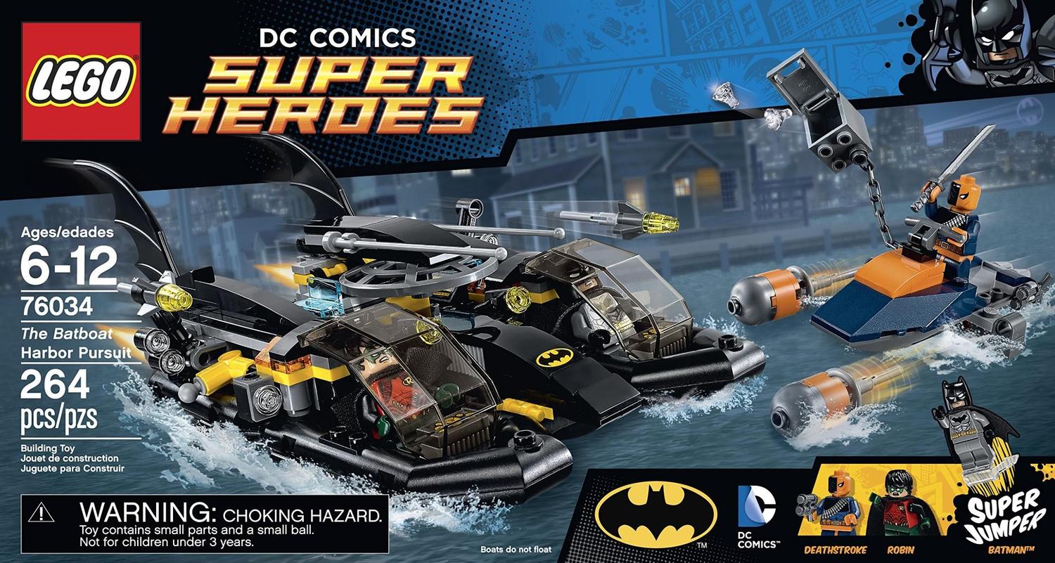 LEGO Super Herois 76034 Barco do Batman Blocos de Montar Magazine Luiza