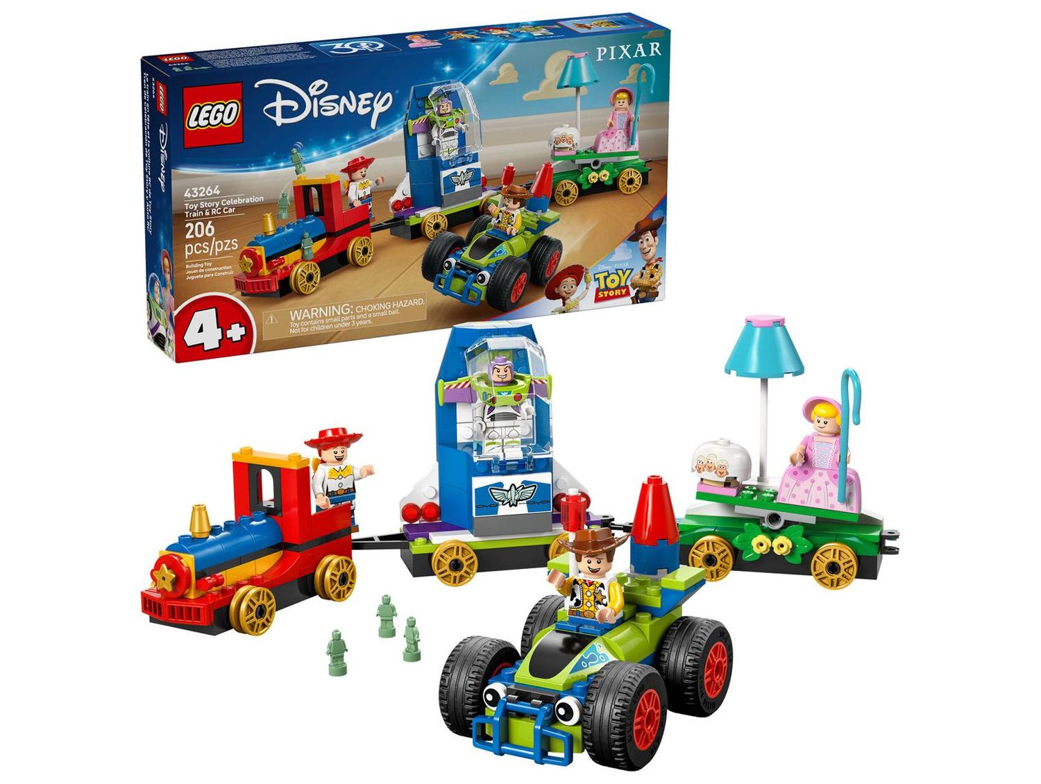 LEGO Trem e Carro RC Comemorativos de Toy Story