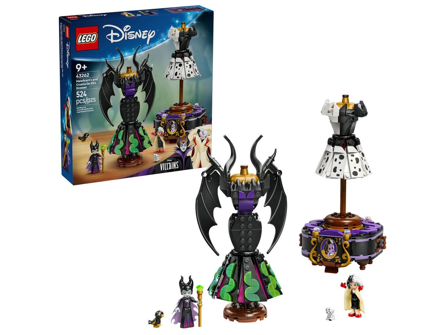 LEGO Vestidos da Malévola e Cruella De Vil 