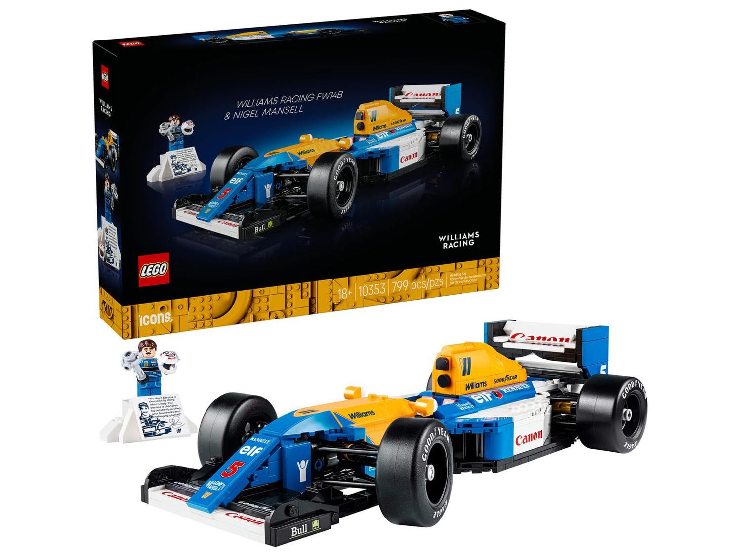 LEGO Williams Racing FW14B e Nigel Mansell
