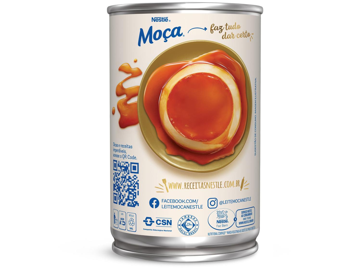 Leite Condensado Nestlé Moça Original Lata 395g