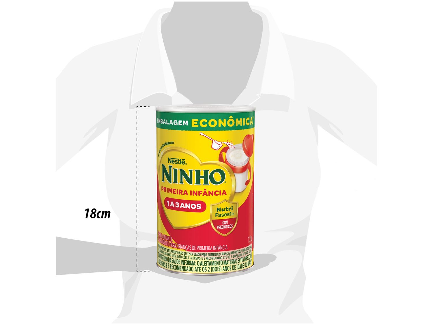 Leite em Pó Composto Lácteo Ninho Fases 1+