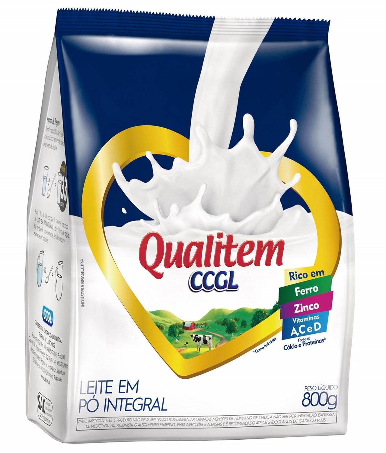 Leite em pó Integral 800 g