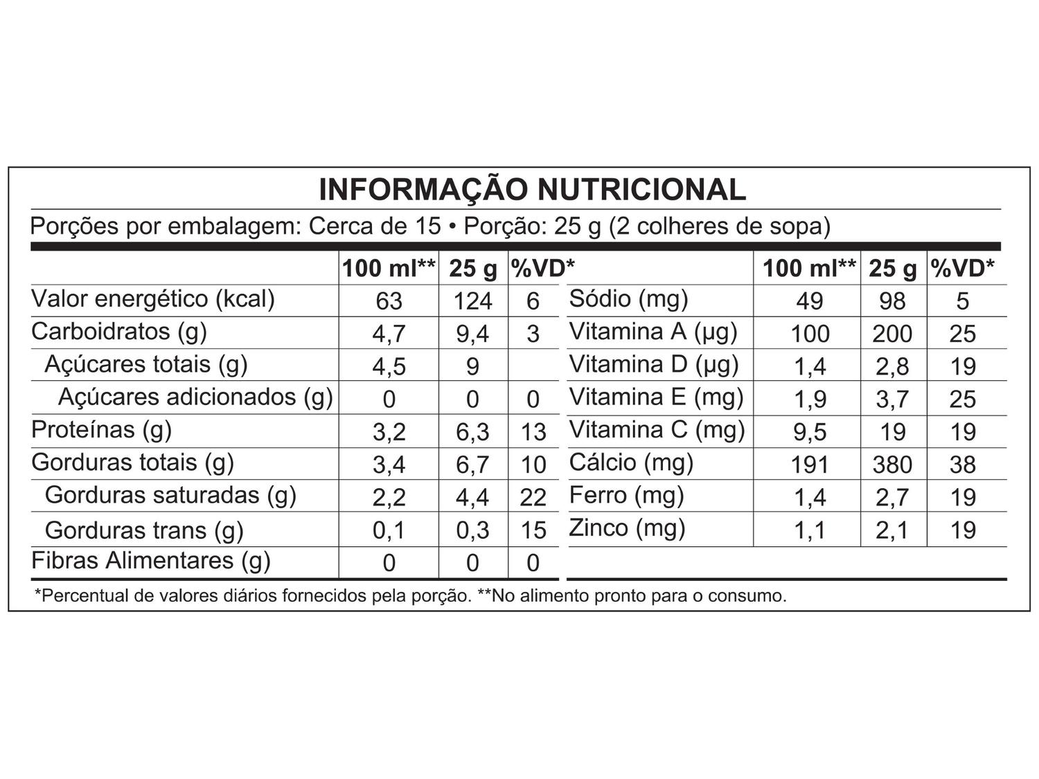 Leite em Pó Integral Instantâneo Nestlé Ninho Lata 380g