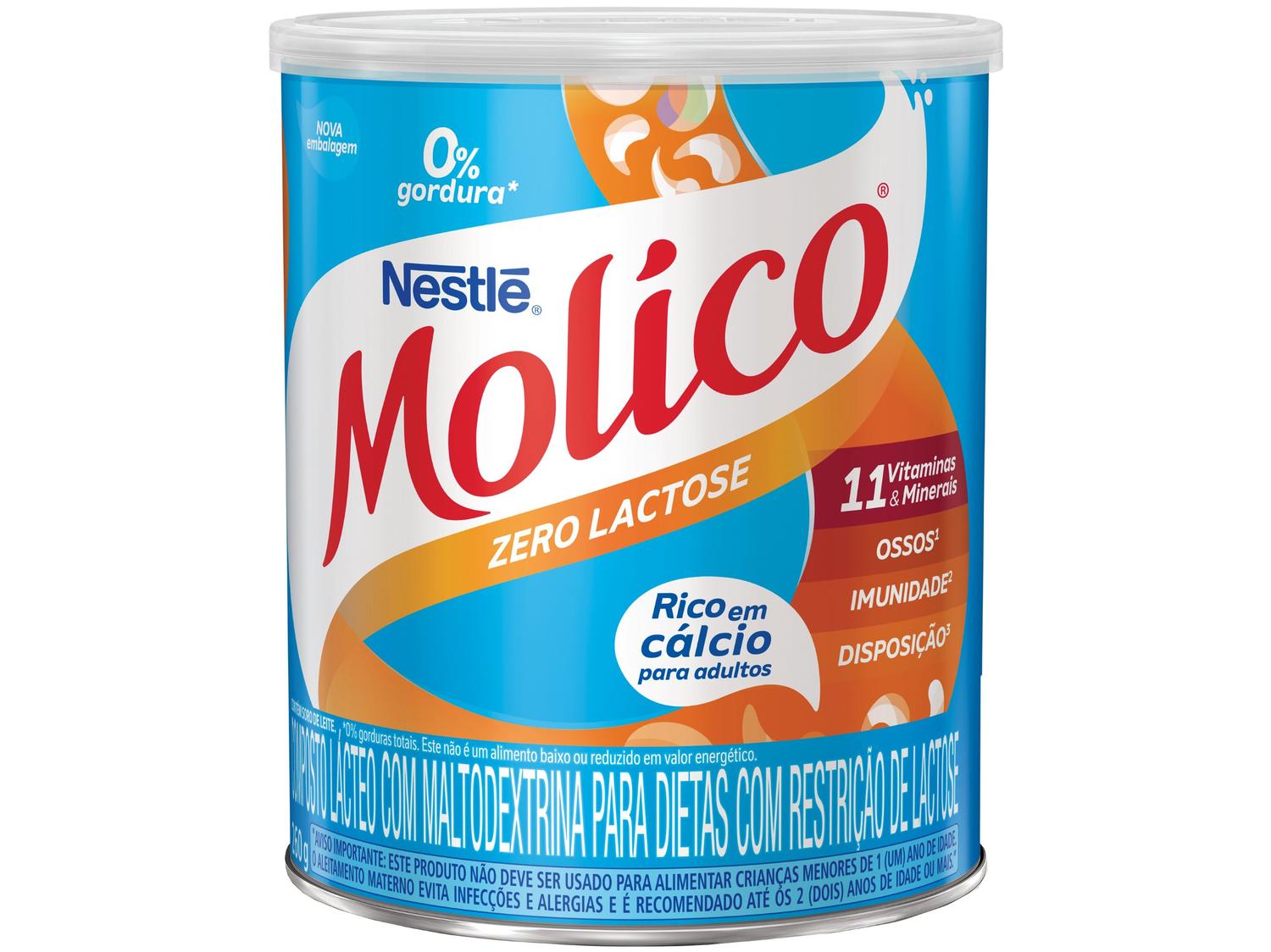 Leite em Pó Zero Lactose Molico