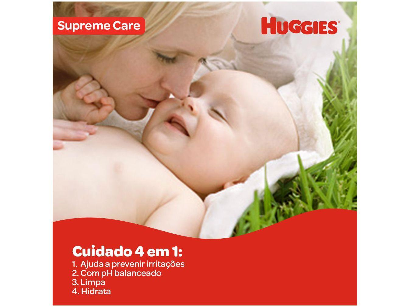 LenÃ§o Umedecido Huggies Supreme Care