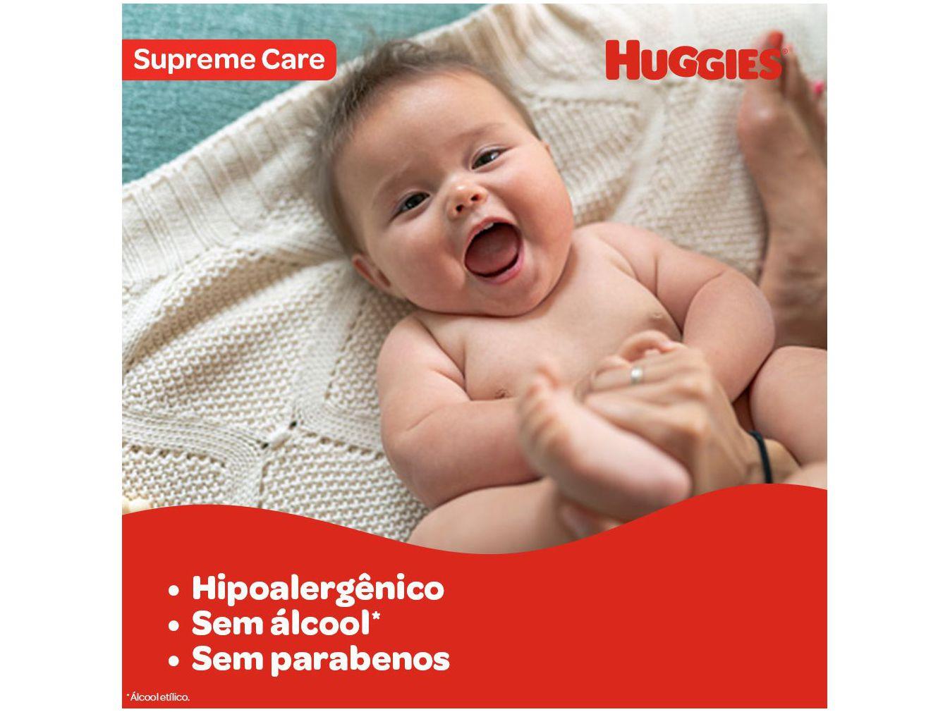 LenÃ§o Umedecido Huggies Supreme Care