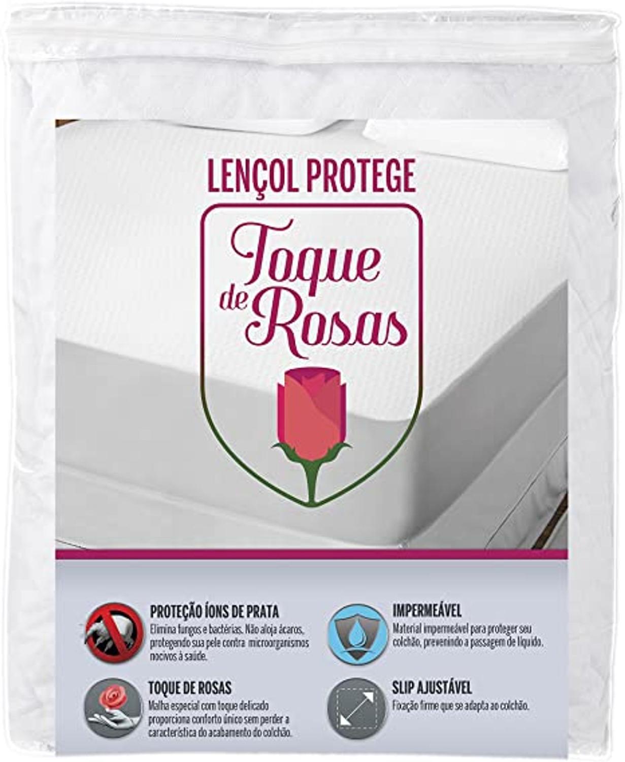 con man accessories flame Lençol protege toque de rosas queen - FIBRASCA - Lençol - Magazine Luiza
