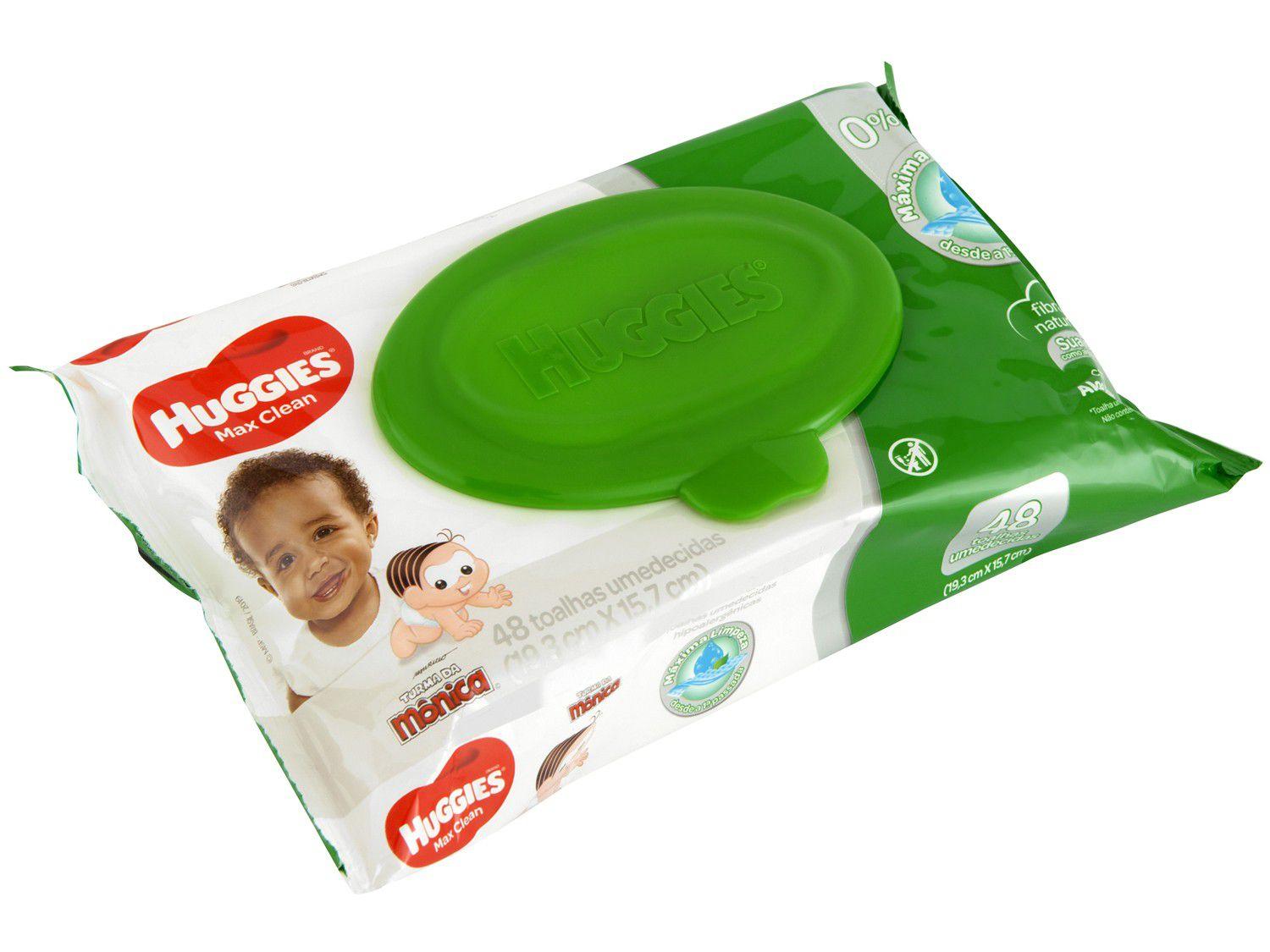 Lenços Umedecidos Huggies Classic Max Clean - 48 Unidades - Lenço ...