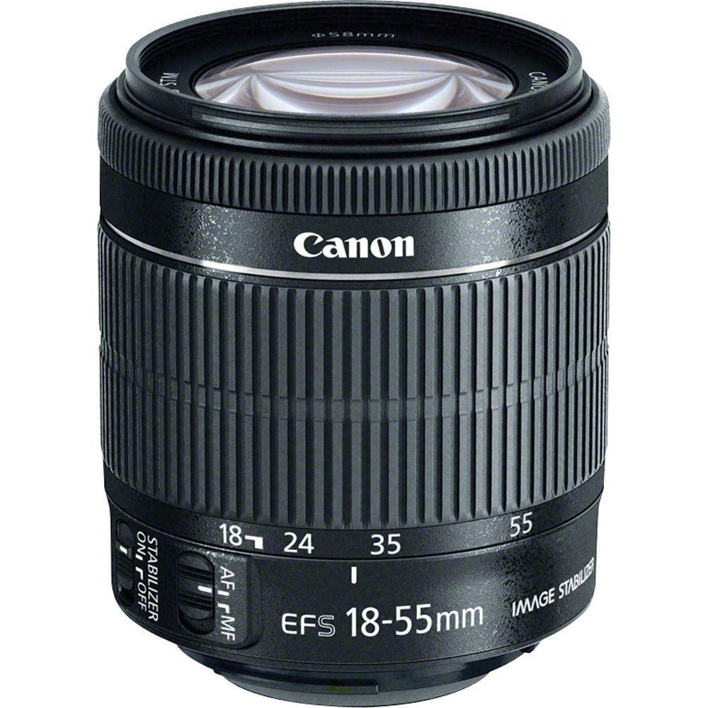 Lente Canon EFS 1855mm f/3.55.6 IS II STM Lentes Magazine Luiza