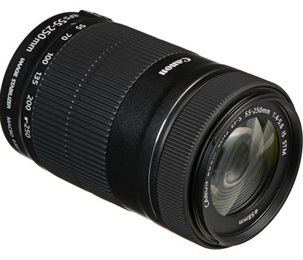 Lente Canon 55 250mm LENTE CANON EF-S 55-250mm f/4-5.6 IS STM - Lente de Filmadora