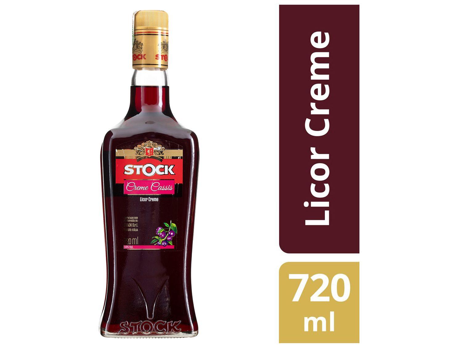 Licor Creme Stock Cassis 720ml