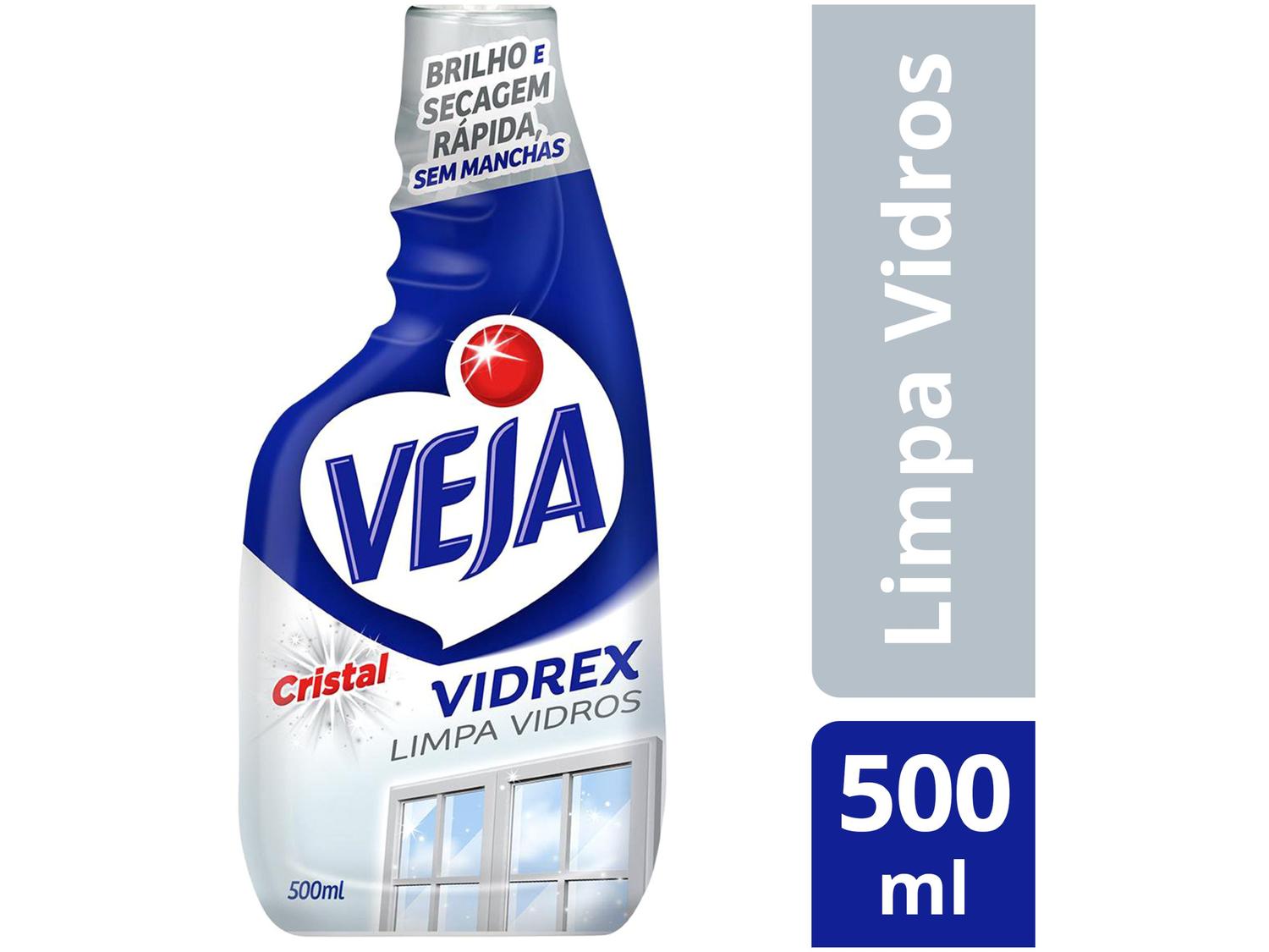 Limpa Vidro Veja Vidrex Cristal Multiuso 500ml
