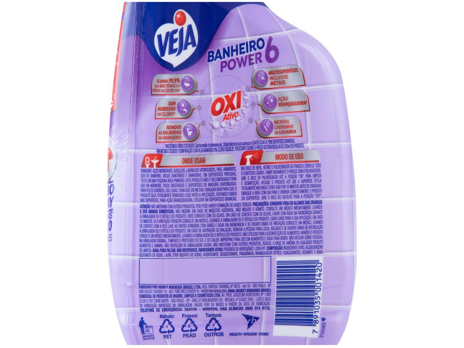 Limpador de Banheiro Spray Antibac Veja