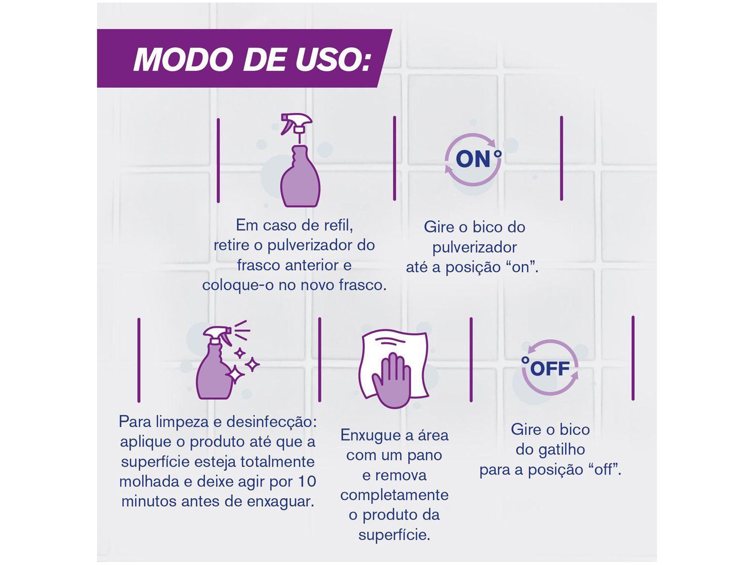 Limpador de Banheiro Veja Oxi Ativo Lavanda
