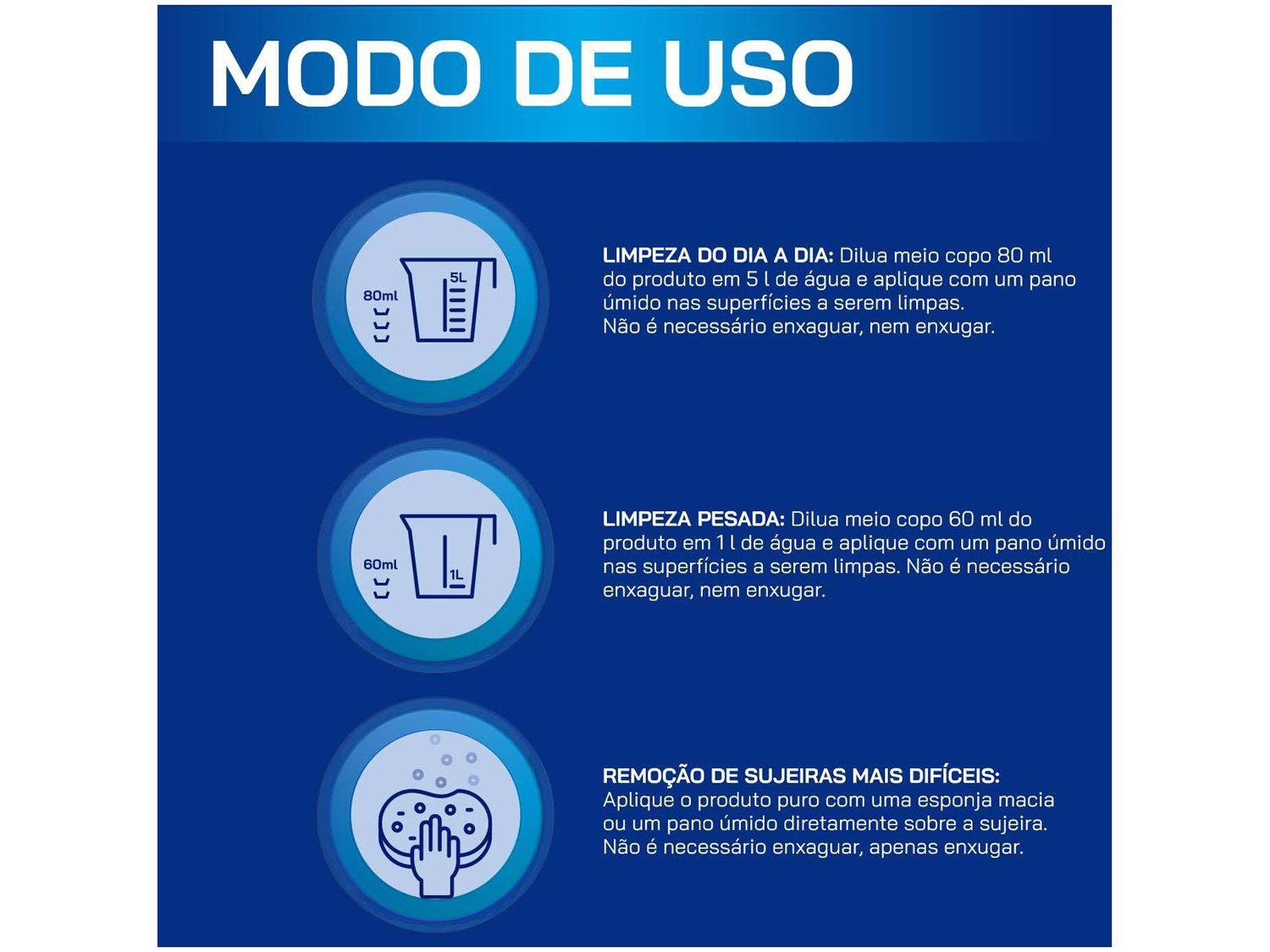 Limpador Diluível para Limpeza Pesada Veja
