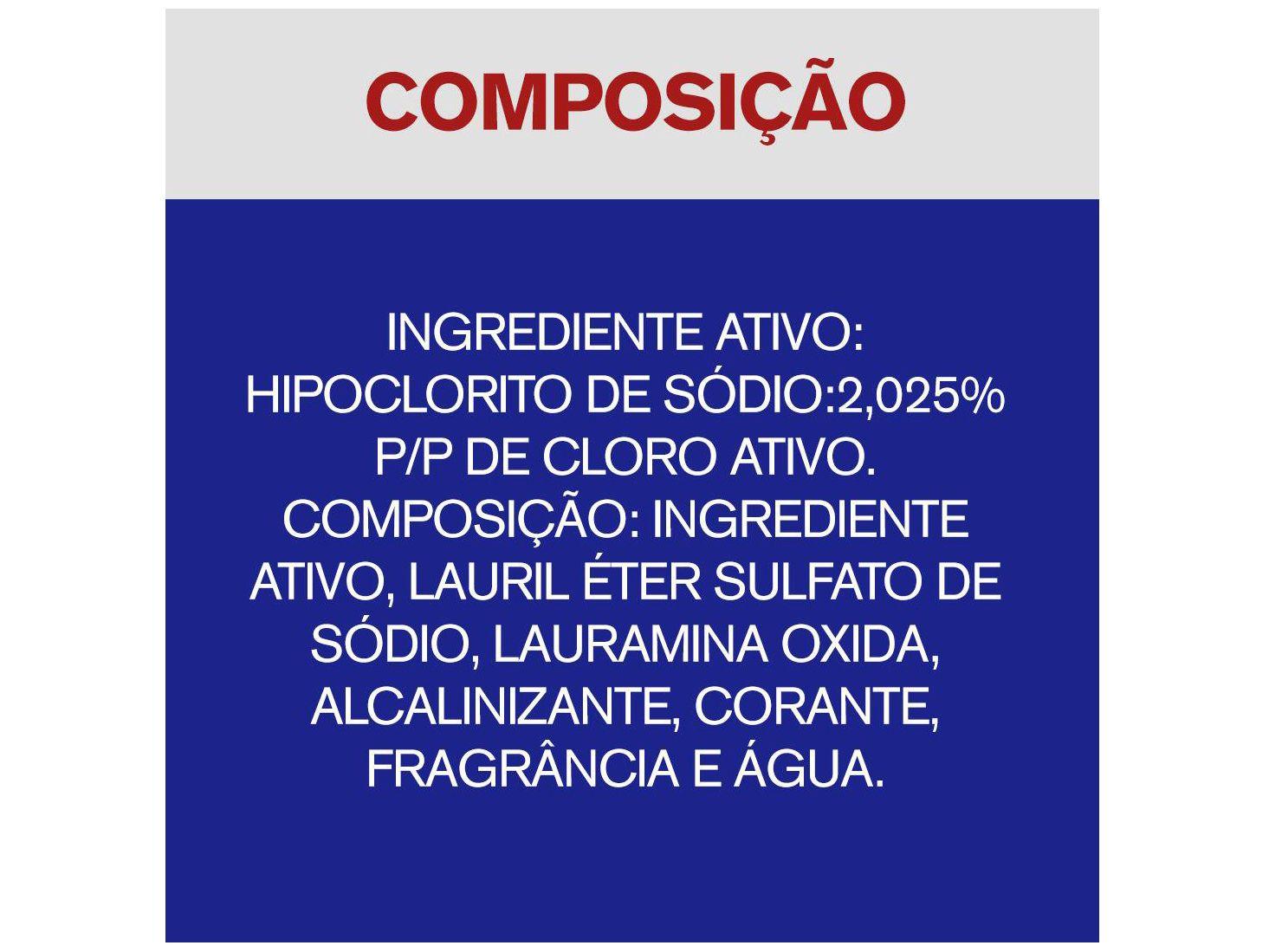 Limpador Multiuso Veja Limpeza Pesada Cloro Ativo