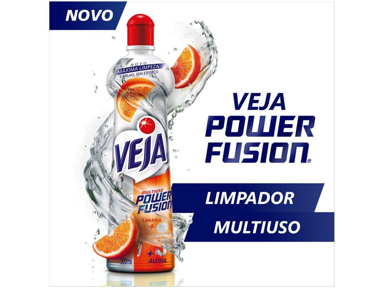 Limpador Multiuso Veja Power Fusion Laranja 500ml