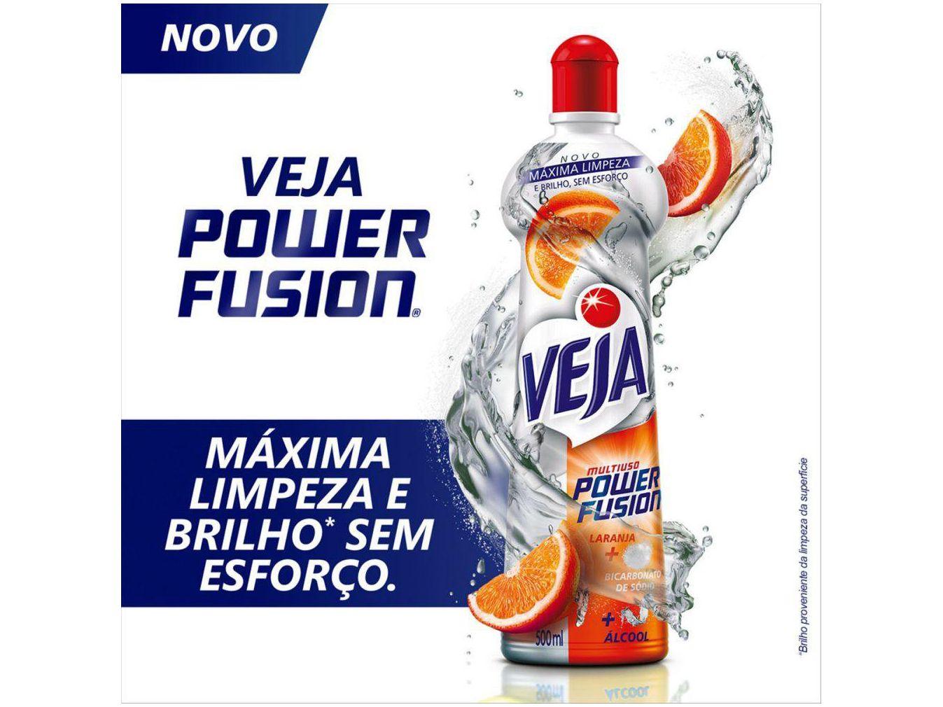 Limpador Multiuso Veja Power Fusion Laranja 500ml