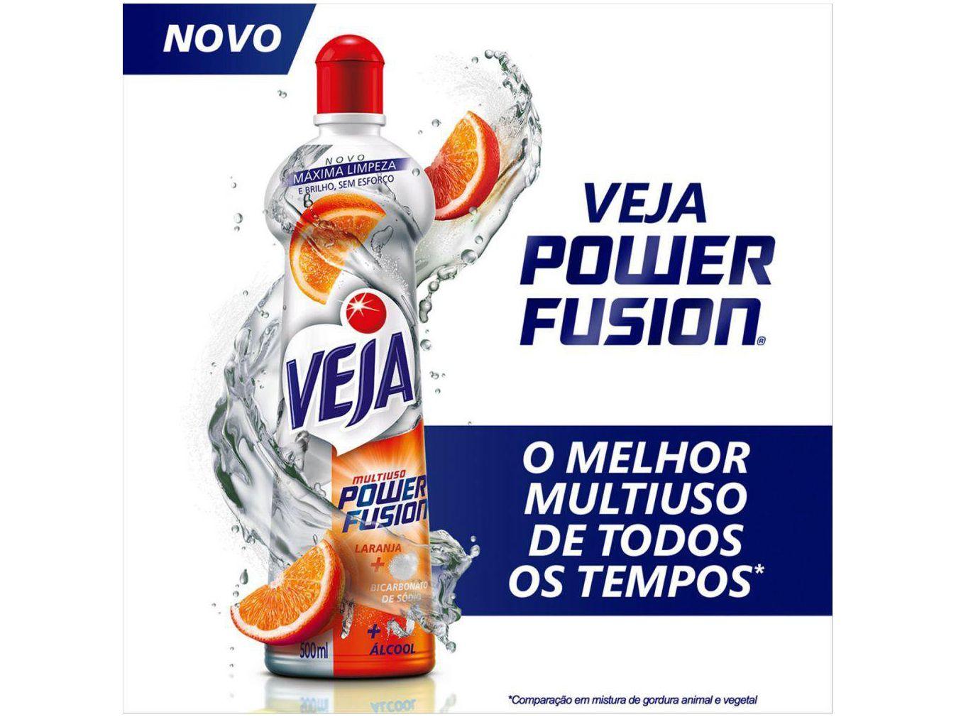 Limpador Multiuso Veja Power Fusion Laranja 500ml
