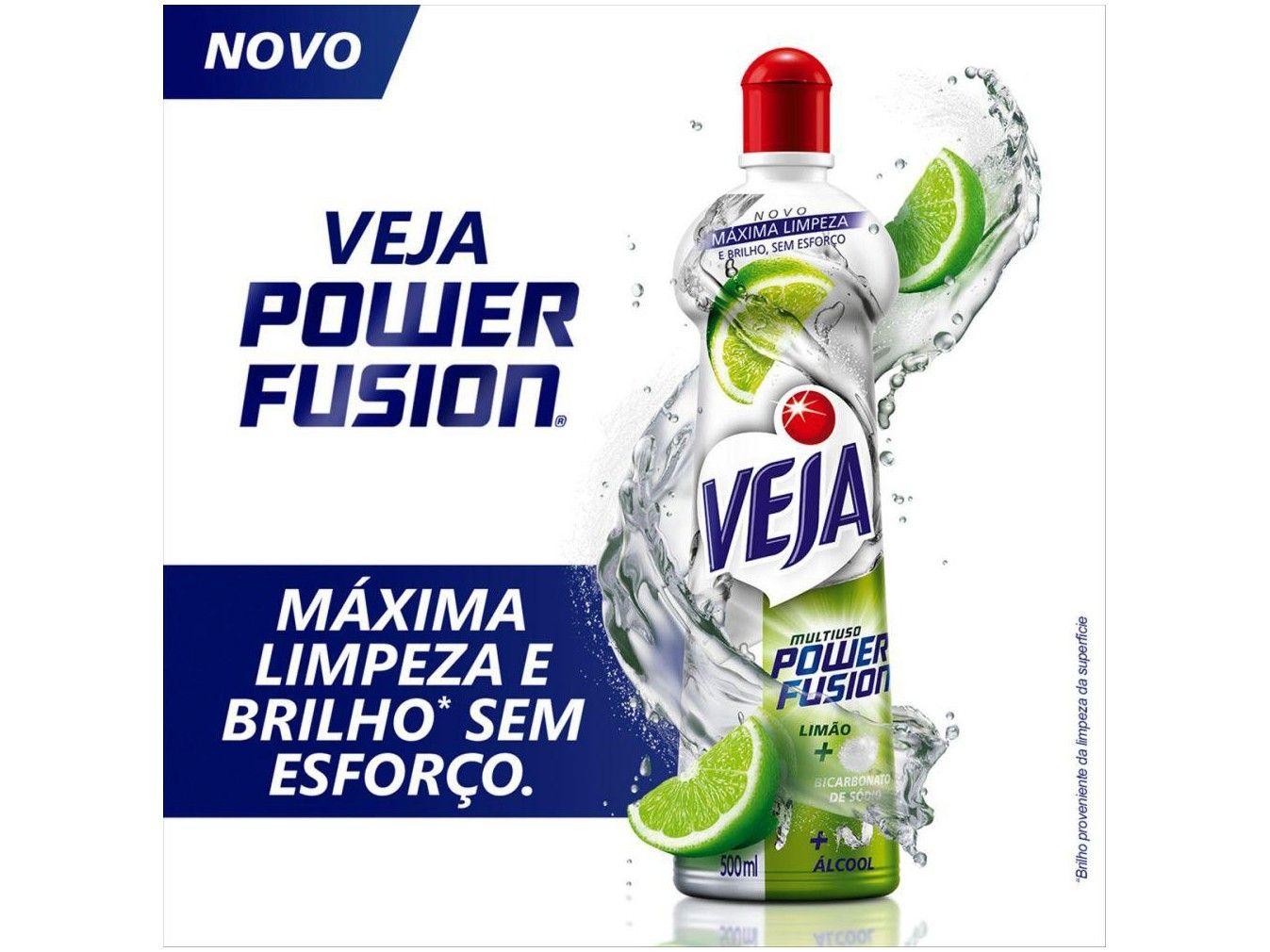 Limpador Multiuso Veja Power Fusion Limão