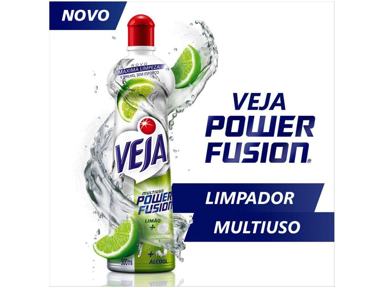 Limpador Multiuso Veja Power Fusion Limão