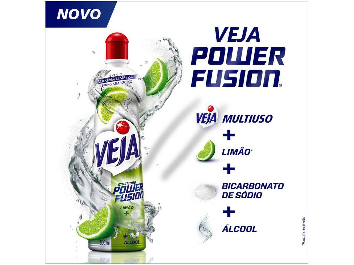Limpador Multiuso Veja Power Fusion Limão