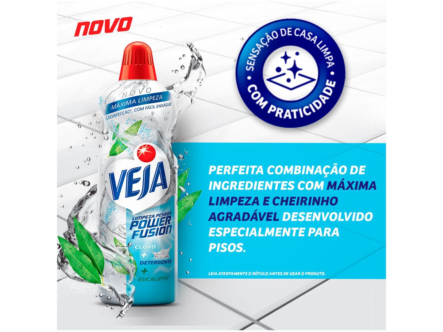 Limpador para Pisos Veja Power Fusion 