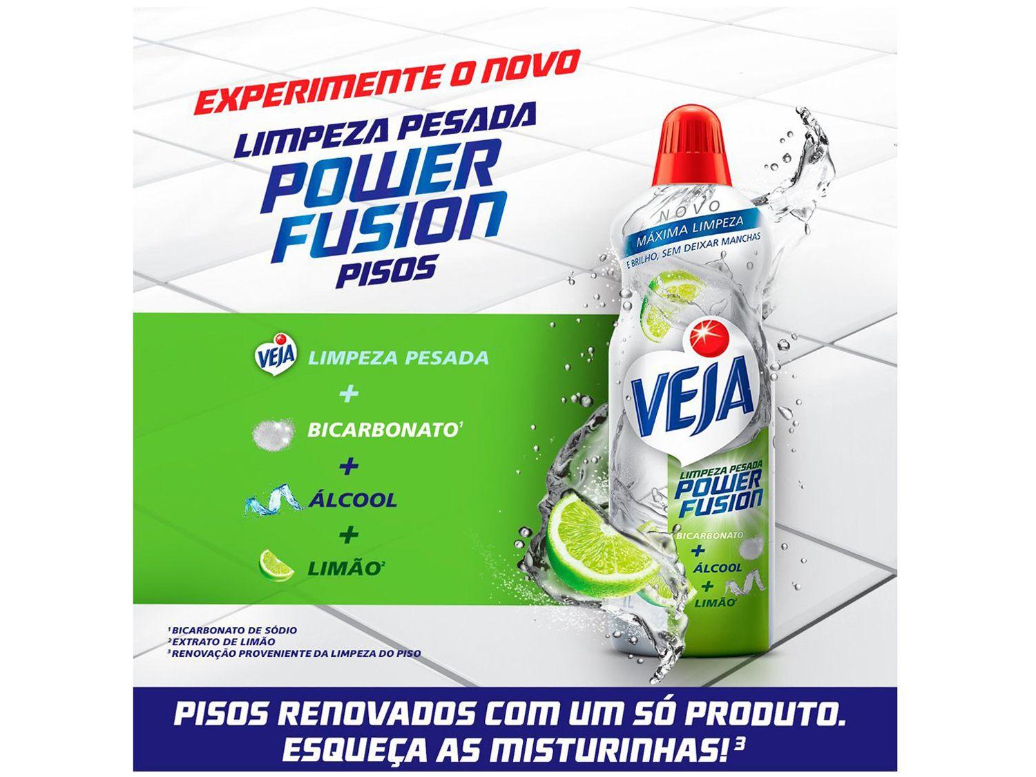 Limpador para Pisos Veja Power Fusion Limpeza