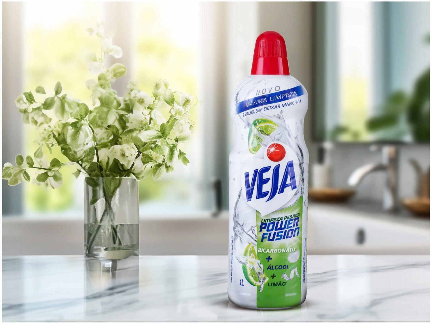 Limpador para Pisos Veja Power Fusion Limpeza